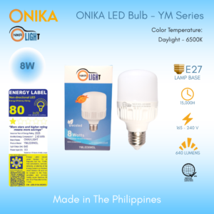 ONIKA LED BULB - YM 8W